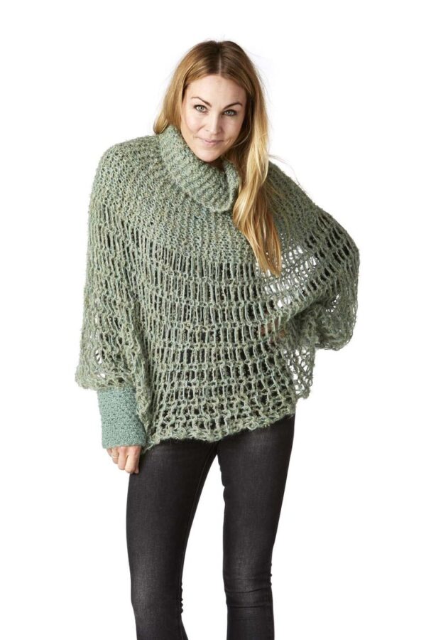 Ettol ponchobluese haandstrik lottekjaerdesign 1a