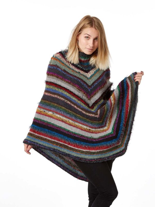 Pocahontas poncho haandstrik lottekjaerdesign 12a