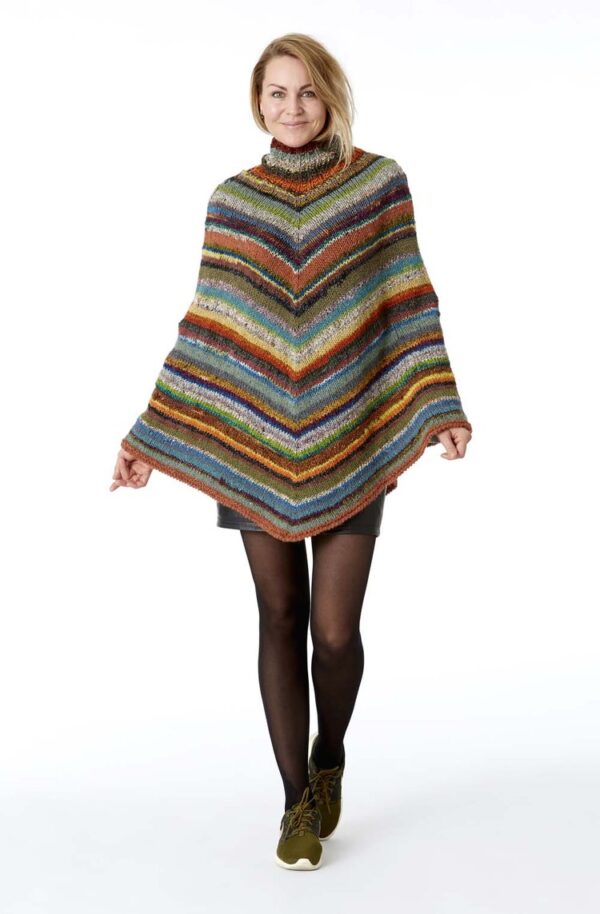 Pocahontas poncho haandstrik lottekjaerdesign 19a