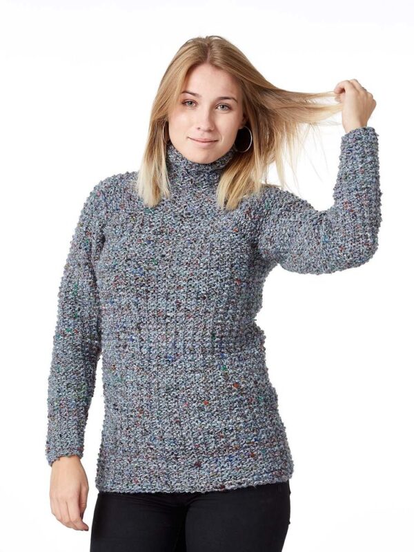 Vendetroeje sweater haandstrik lottekjaerdesign 5a